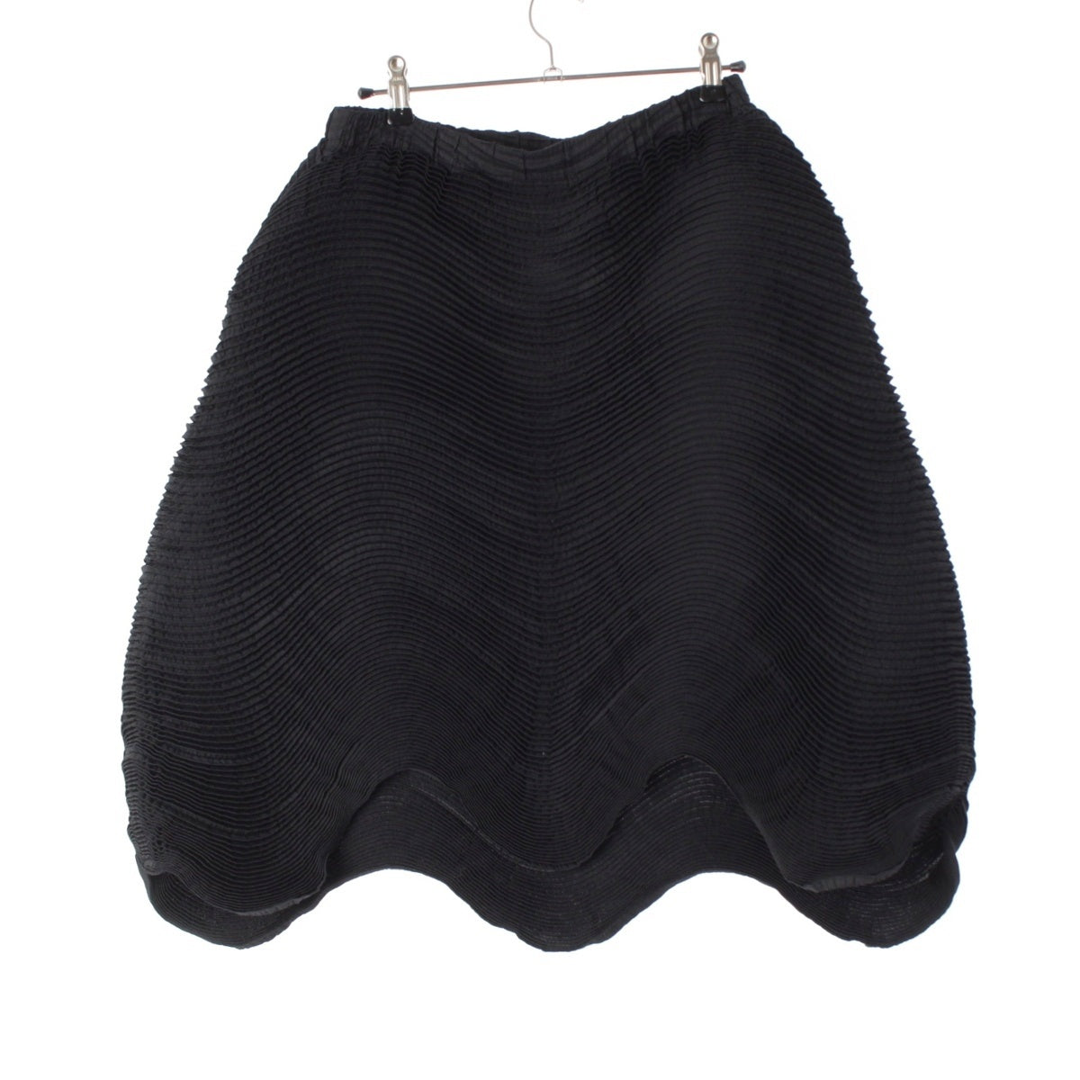 ISSEY MIYAKE 3D Steam Pleated Forest Beat skirt IM44FG502 black 2