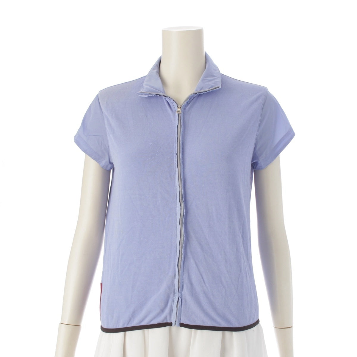 PRADA Sports Archive Short Sleeve Switch Nylon jacket Outer tops Light blue S