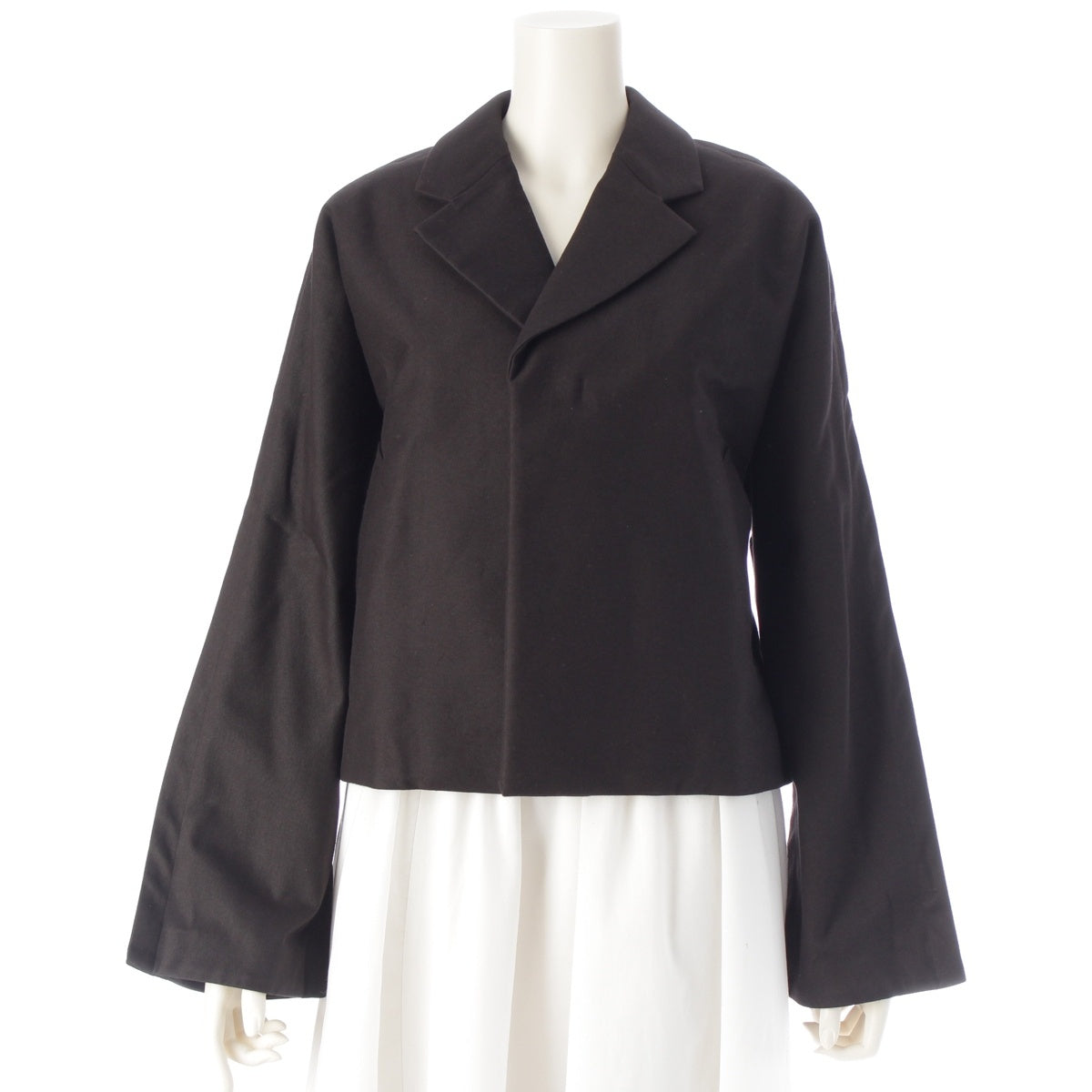 COMME des GARCONS cotton Short length tailored jacket lining floral GM-J013 black M