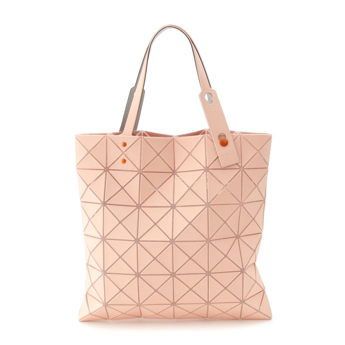 BAO BAO ISSEY MIYAKE Lucent One Tote Bag BB36AG623 Salmon Pink Coral Orange