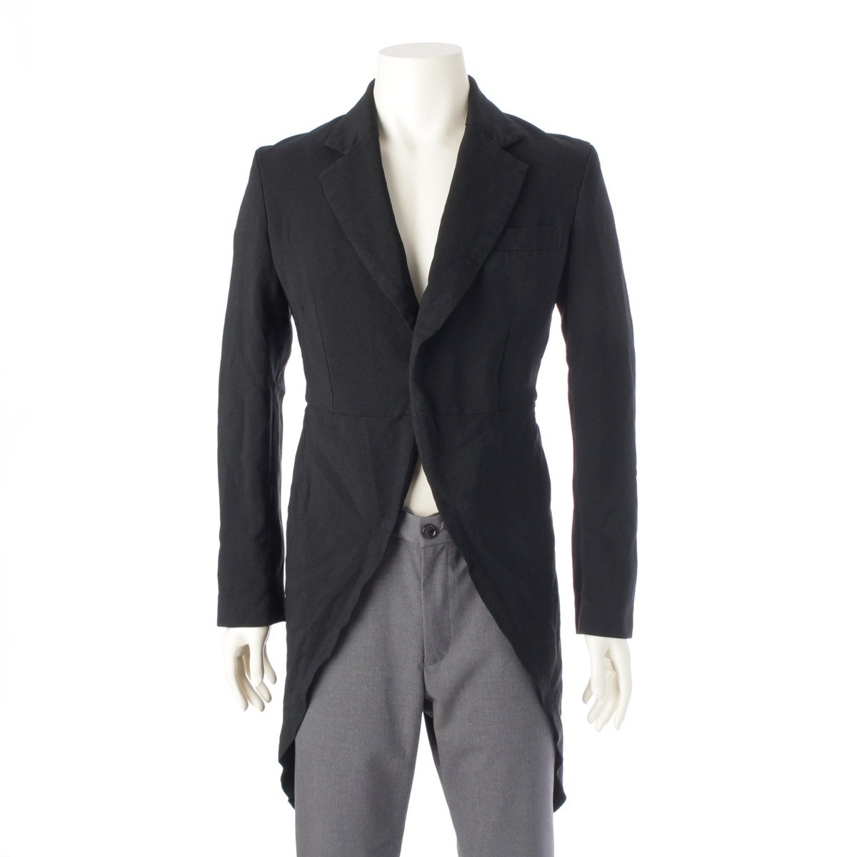 COMME des GARCONS HOMME PLUS Polyester Tailcoat tailored jacket PG-J070 black XS