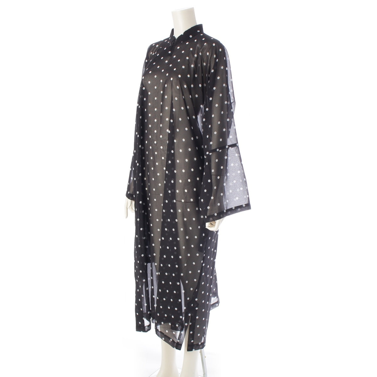 COMME des GARCONS COMME des GARCONS Comcom See-through dots one piece dress RE-O023 Black White L