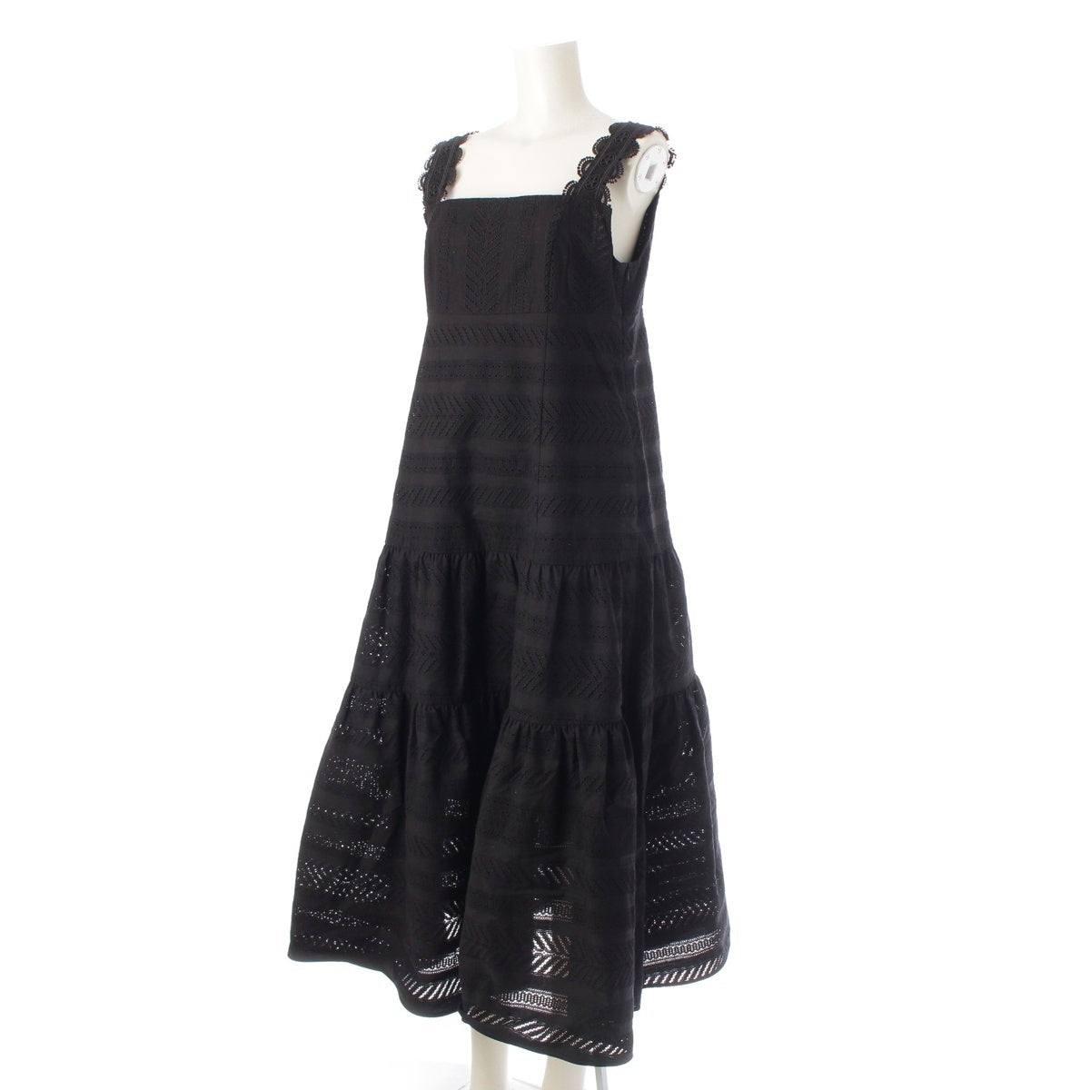 FOXEY cotton Dress Jardin D'amalfi one piece 44346 black 42