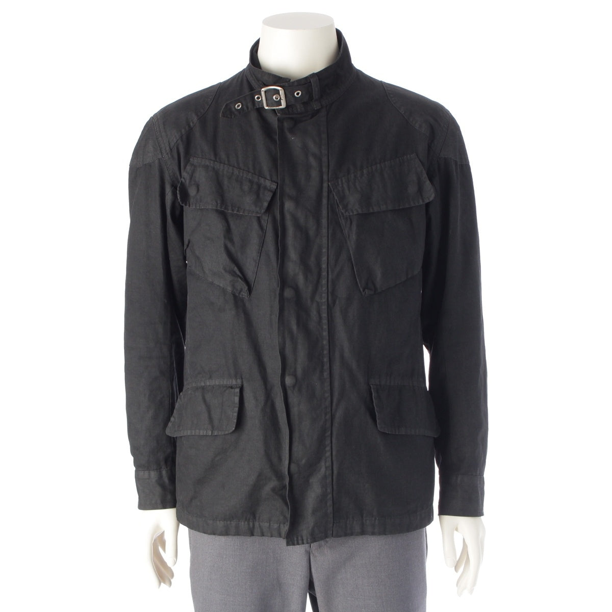 Maison Margiela cotton KOKONOE era M-65 〇10 Oiled Military jacket 330K05889833 black 46