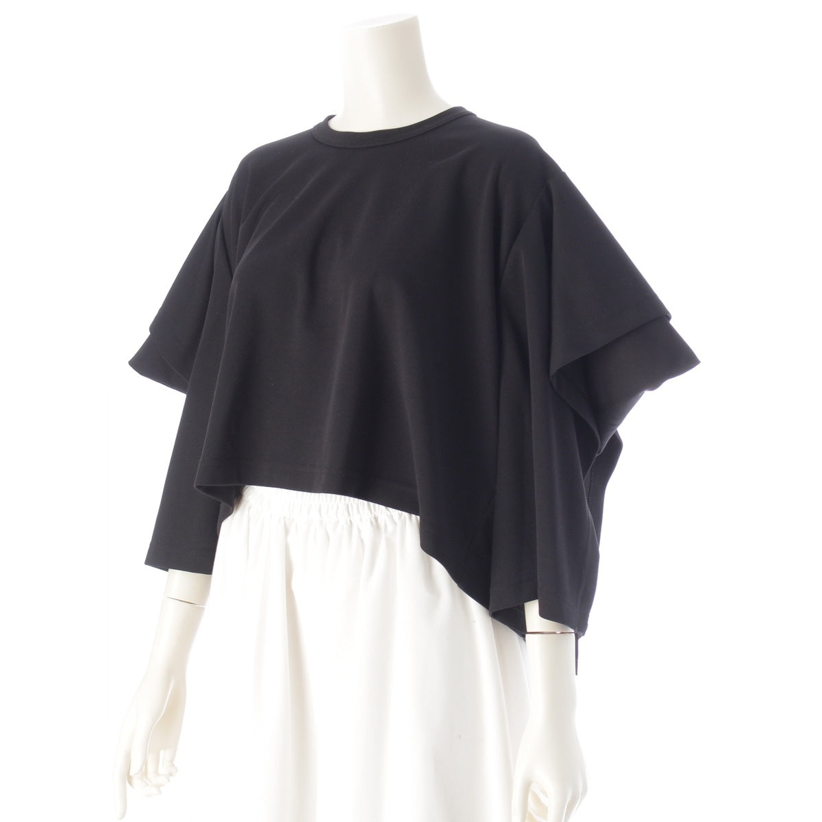 COMME des GARCONS Cropped Wide Variation Cut GL-T016 black XS