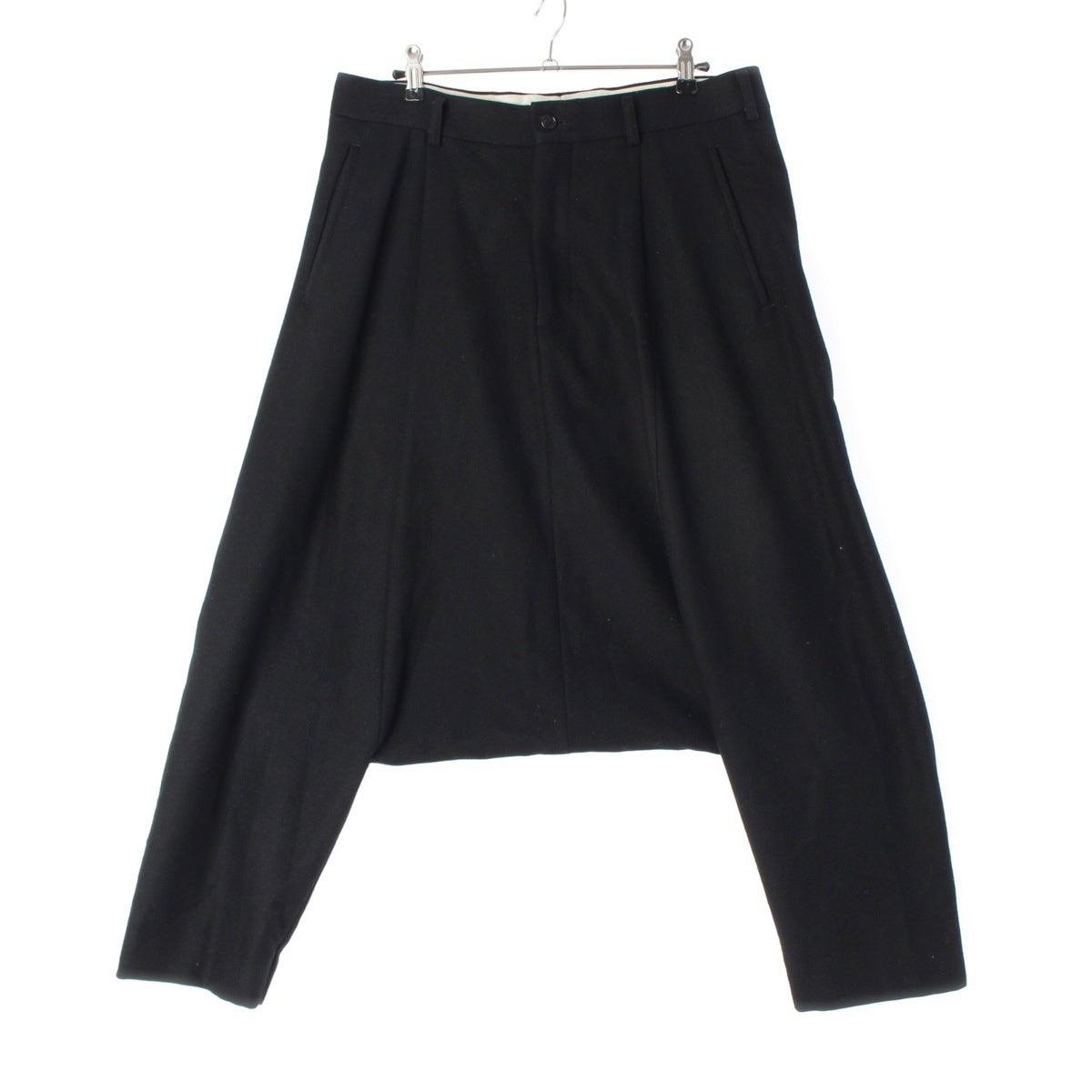 COMME des GARCONS HOMME PLUS wool AD2016 Sarouel Pants Bottoms PR-P077 black XS