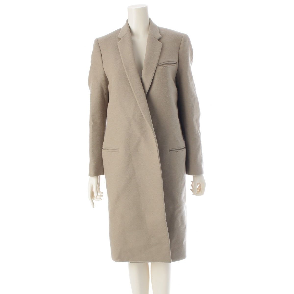 CELINE wool Phoebe Crombie coat outer 28H28 Gurege 38