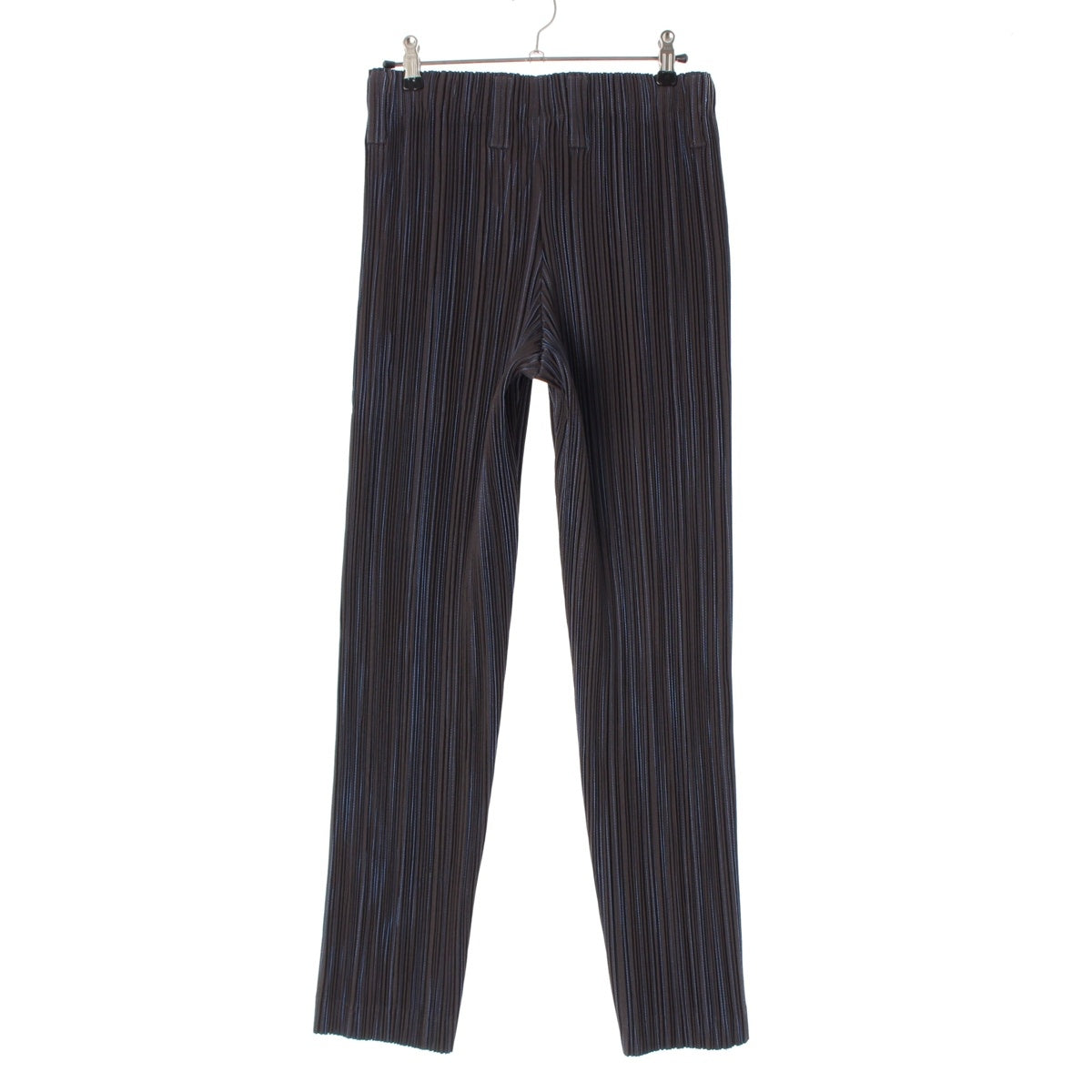 ISSEY MIYAKE Pleated stitch Pants Trousers IM94-FF613 Black blue S