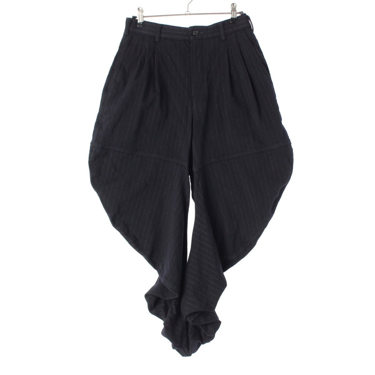 COMME des GARCONS wool Striped Banana Pants Bottoms GF-P011 Navy XS