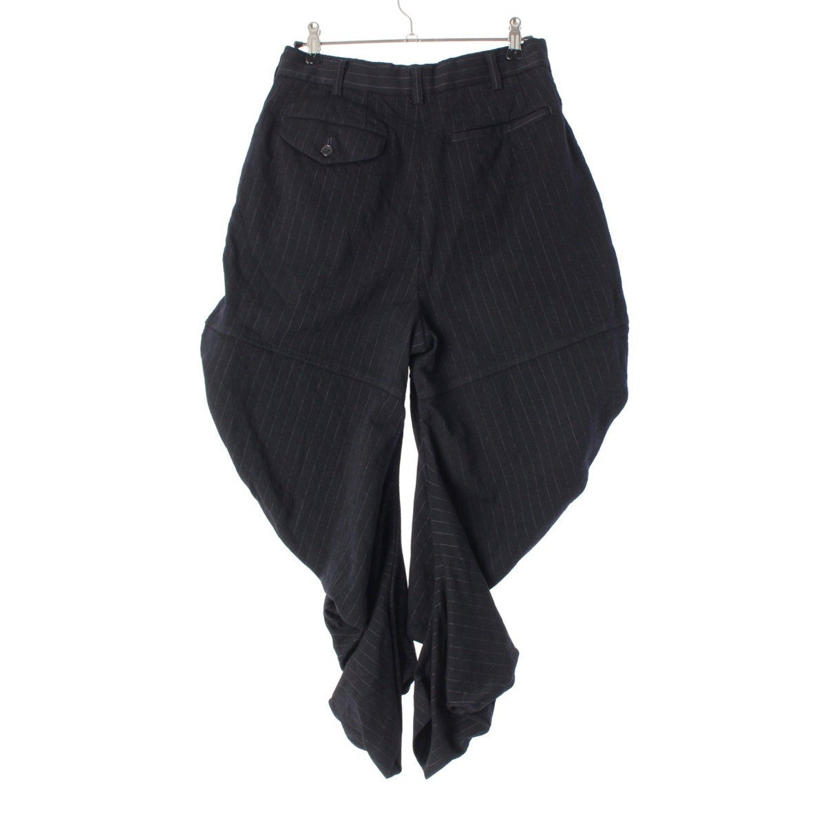 COMME des GARCONS wool Striped Banana Pants Bottoms GF-P011 Navy XS