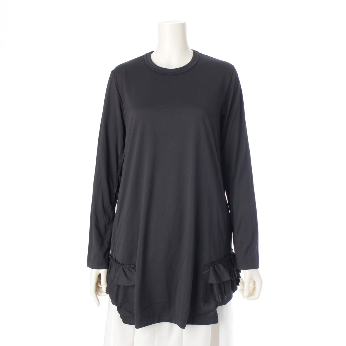 COMME des GARCONS COMME des GARCONS Frill design crew neck Long-sleeved T-shirt Cut and sewn long-sleeved T-shirt tops RD-T020 black S