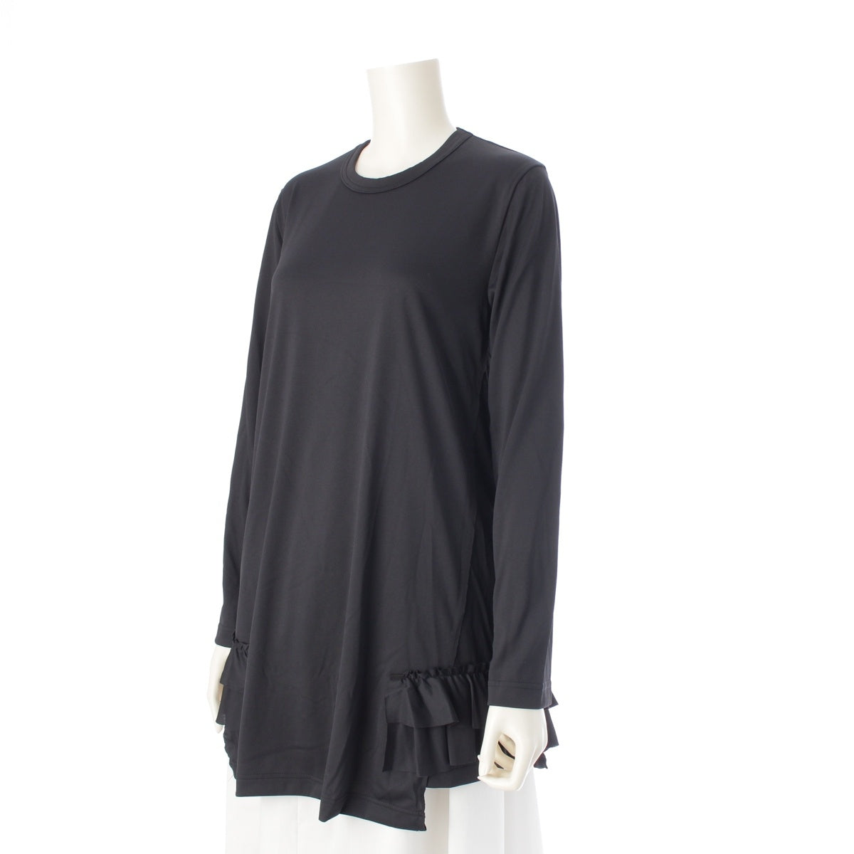COMME des GARCONS COMME des GARCONS Frill design crew neck Long-sleeved T-shirt Cut and sewn long-sleeved T-shirt tops RD-T020 black S
