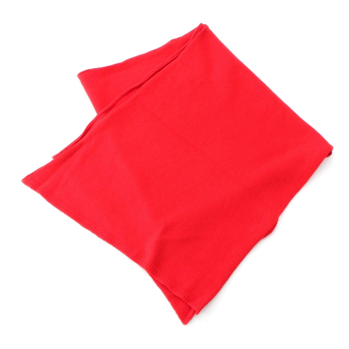 COMME des GARCONS HOMME Wool with cashmere knit Stall Scarf HK-044210 Red