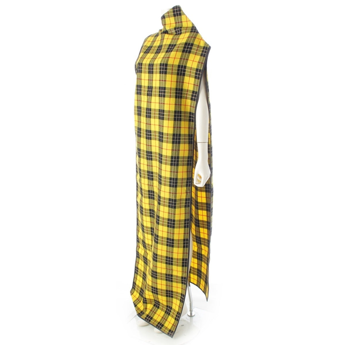 COMME des GARCONS Check Pattern Transformation one piece dress GB-040180 yellow