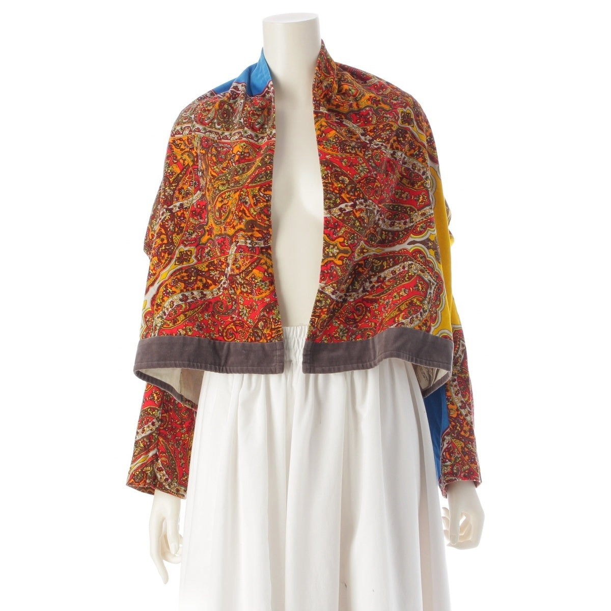 COMME des GARCONS Velor All-over pattern tailored jacket GJ-040650 multicolor