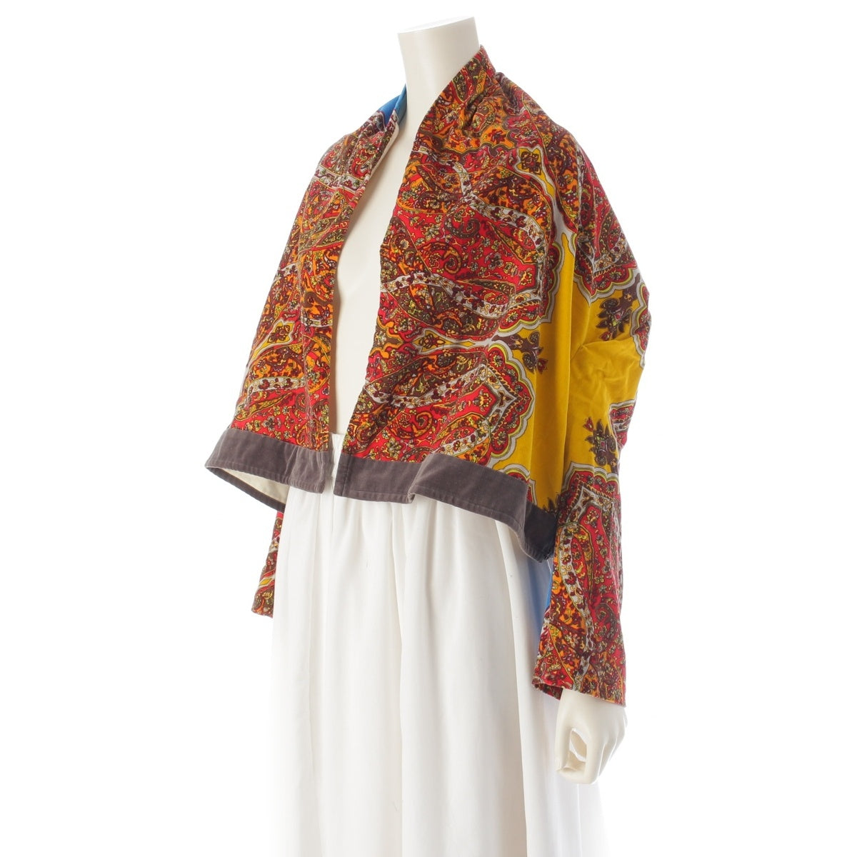 COMME des GARCONS Velor All-over pattern tailored jacket GJ-040650 multicolor