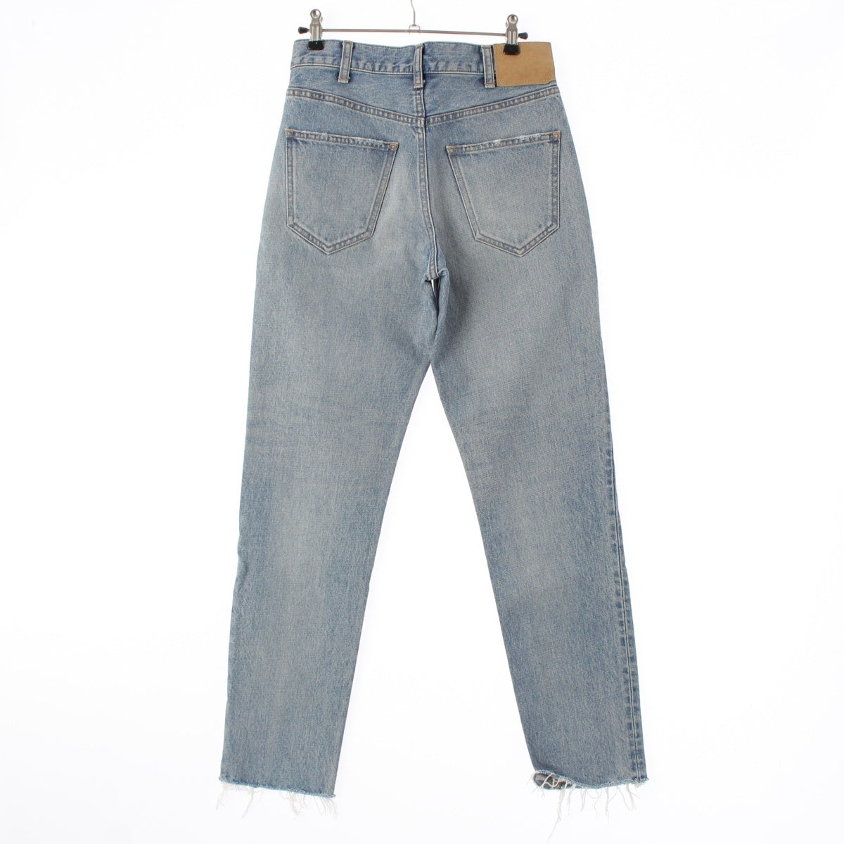 CELINE Cutoff damage processing Denim pants jeans N118 635E Blue indigo 25