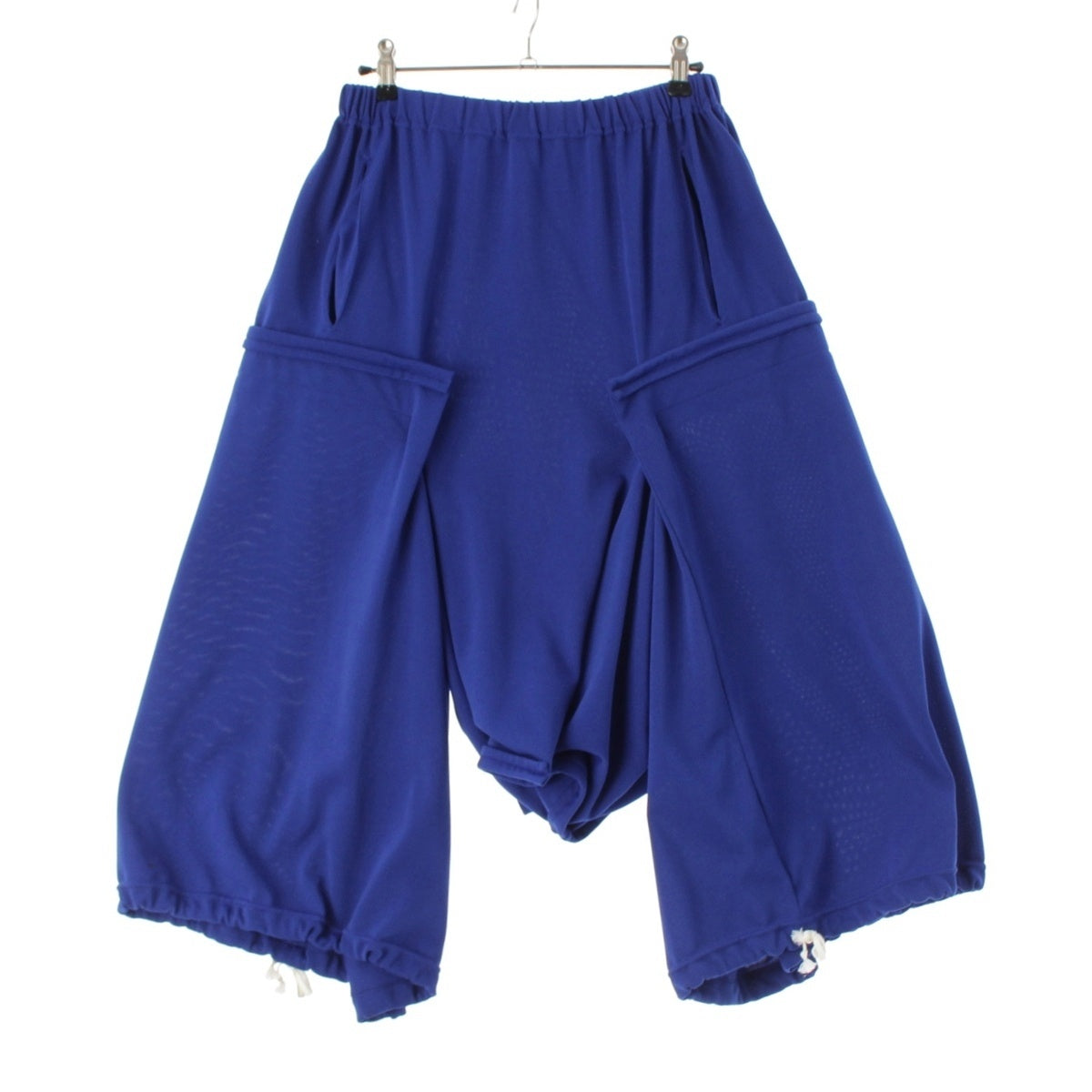COMME des GARCONS Jersey Deformation Saruel pants GA-T022 blue Stainless Steel