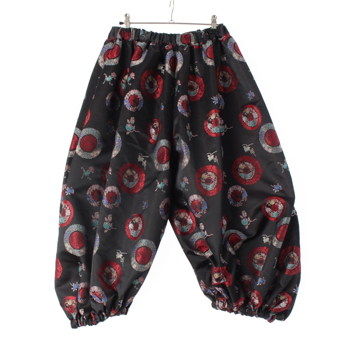 COMME des GARCONS Coat of arms embroidery balloon Pants Bottoms GO-P001 Black multicolor XS