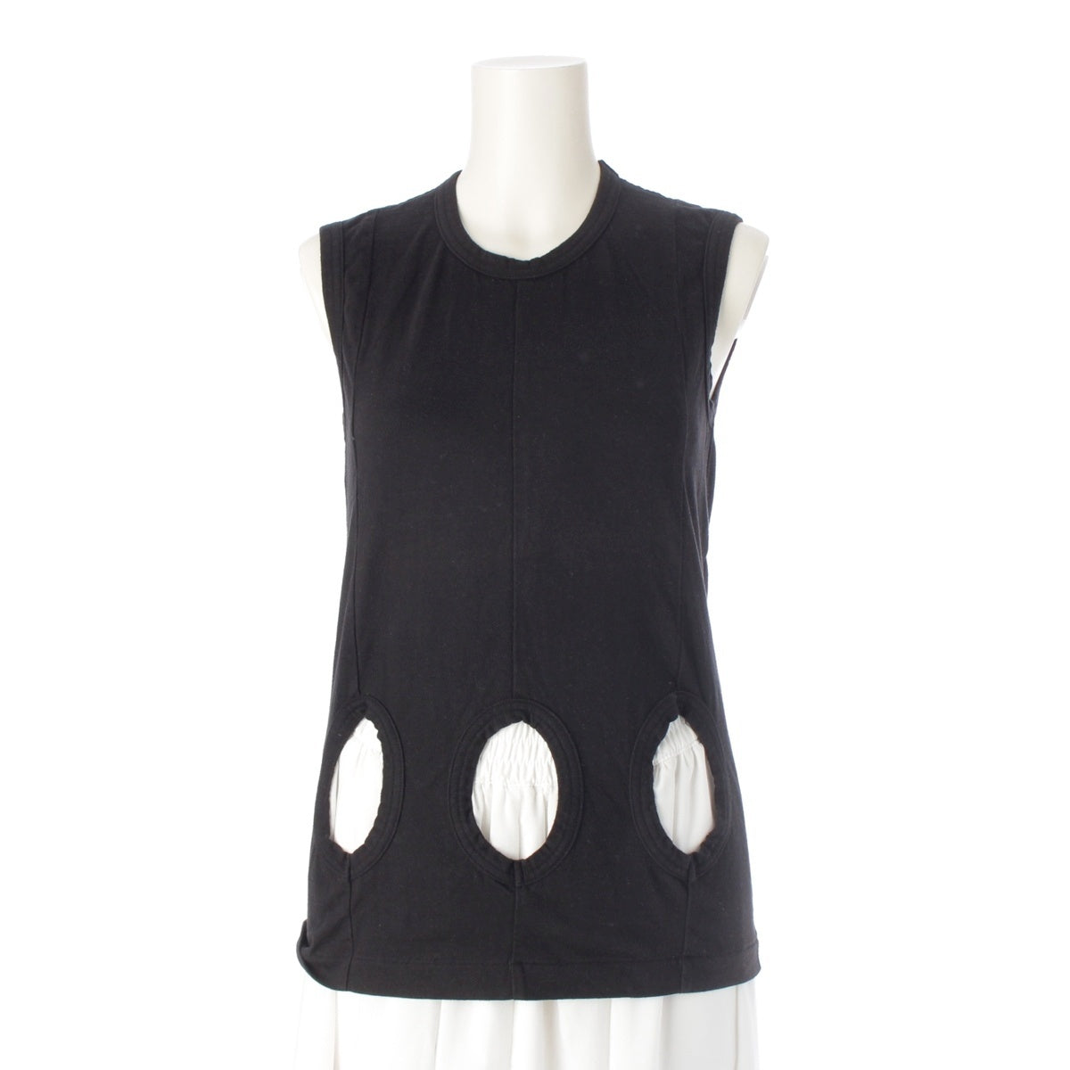 COMME des GARCONS Hole processing sleeveless Cut Tank top GM-T020 black XS