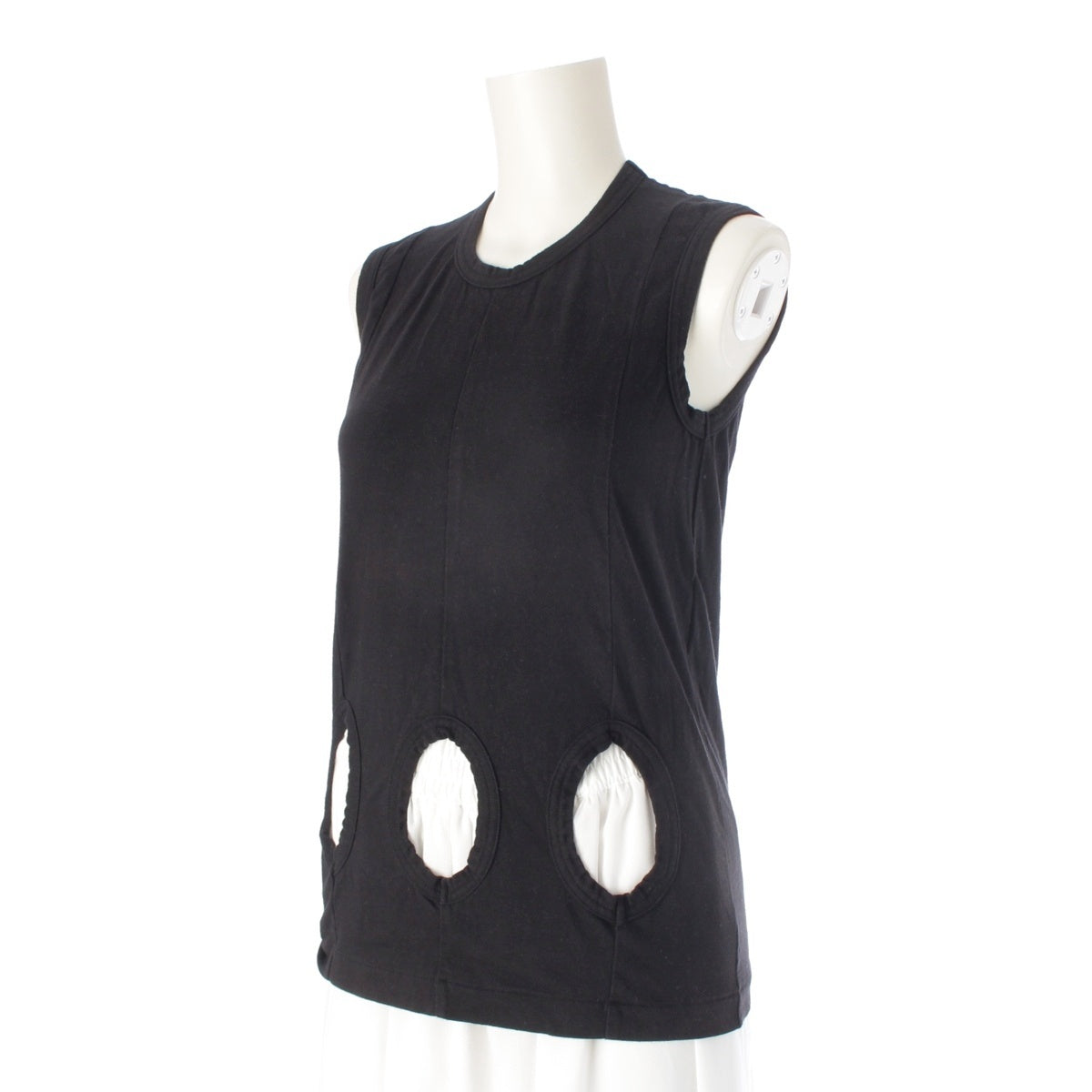 COMME des GARCONS Hole processing sleeveless Cut Tank top GM-T020 black XS