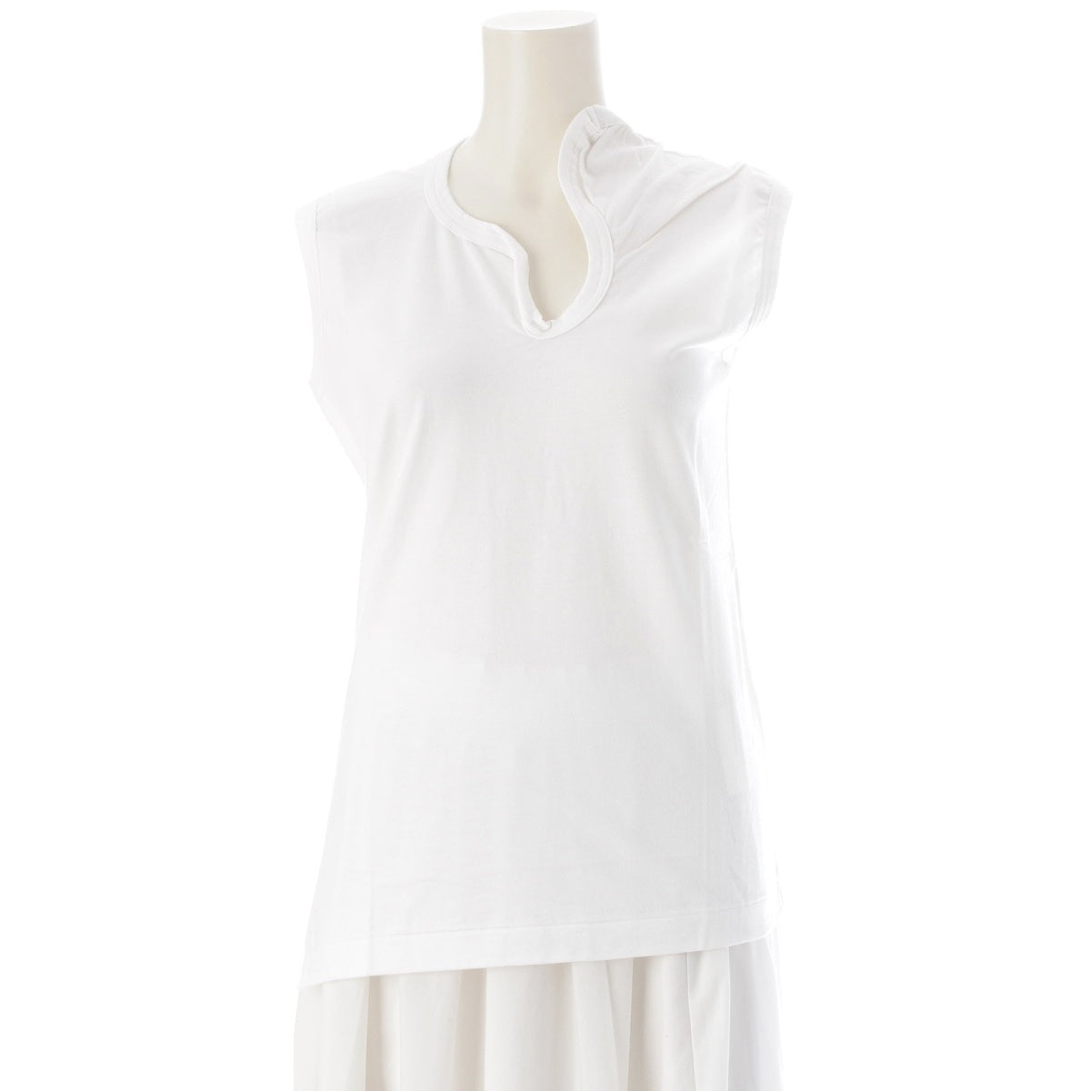 COMME des GARCONS cotton Archive Variant Round Neck tops GM-T011 white ‐
