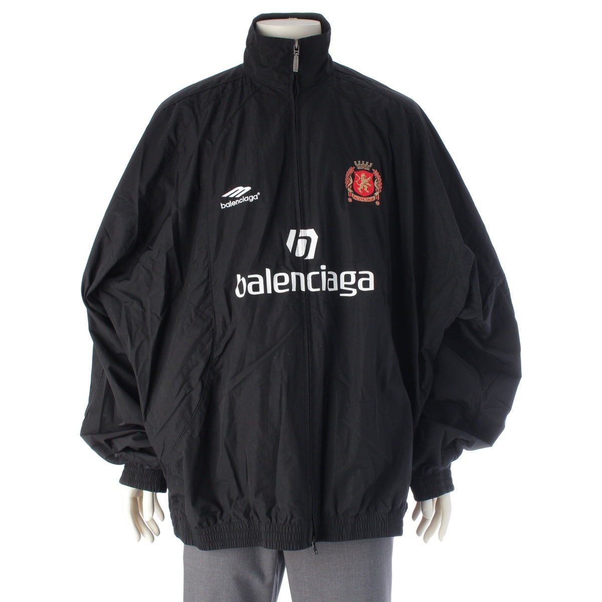 BALENCIAGA cotton PARIS SOCCER TRACKSUIT Nylon jacket outer 780884 black 50