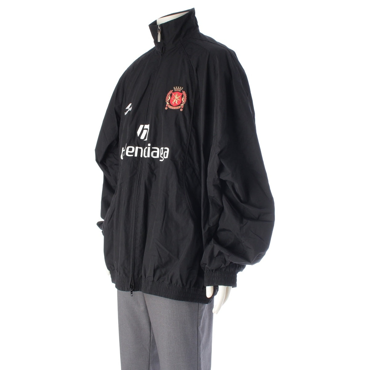 BALENCIAGA cotton PARIS SOCCER TRACKSUIT Nylon jacket outer 780884 black 50