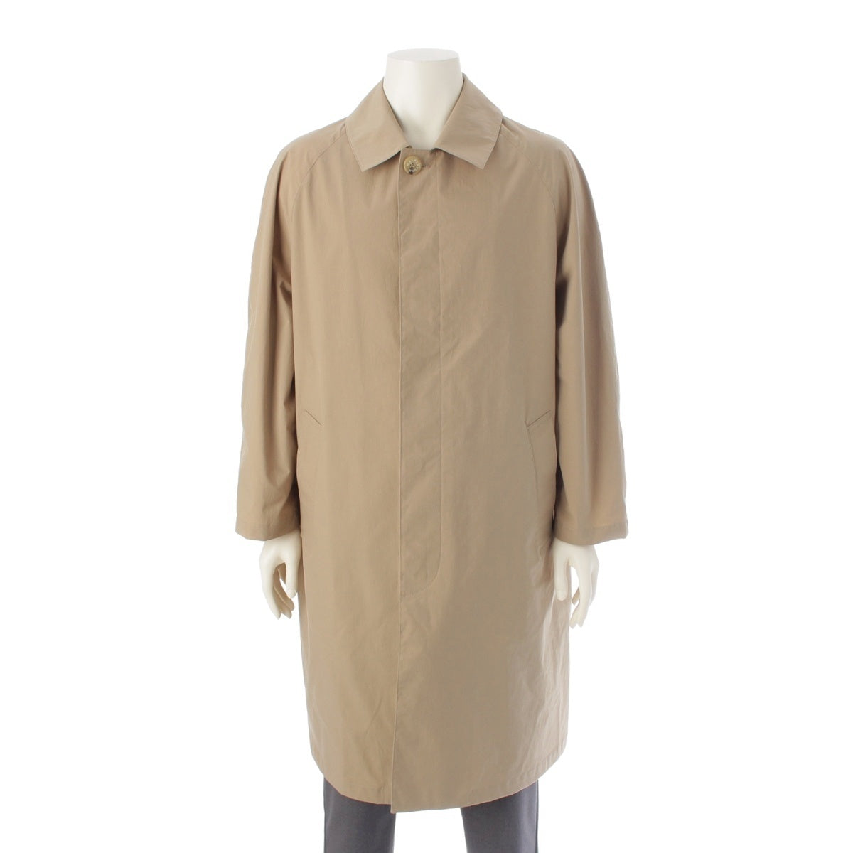 Mackintosh Sustainable Polyester Canvas Bal Collar Coat coat 42 beige