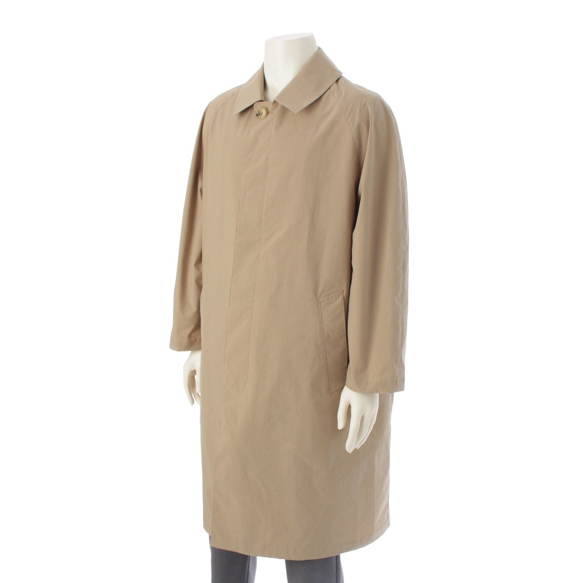 Mackintosh Sustainable Polyester Canvas Bal Collar Coat coat 42 beige
