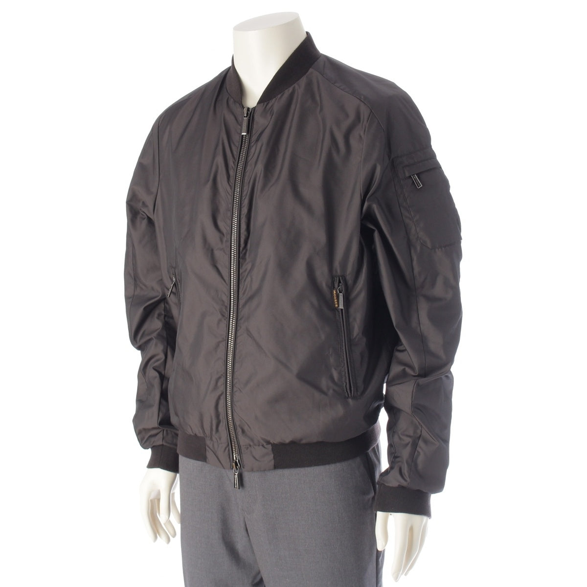 MooRER CORELLI-WK ACQUA MA-1 jacket Blouson outer black dark brown 52