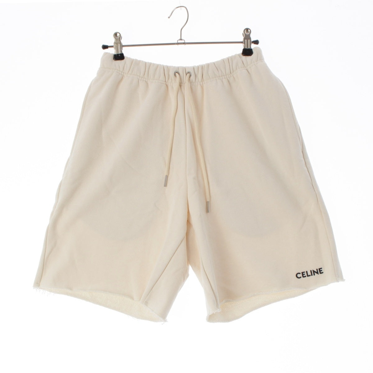 CELINE cotton fleece short Pants Bottoms 2Z063670Q.01CB off white XS