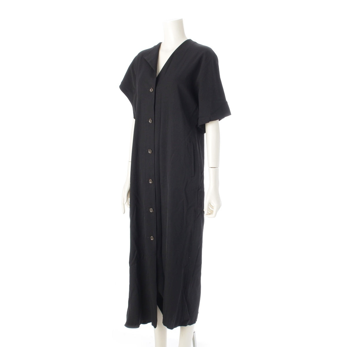 AKIRANAKA Ana asymmetry dress dress one piece AP2509-BK black 2