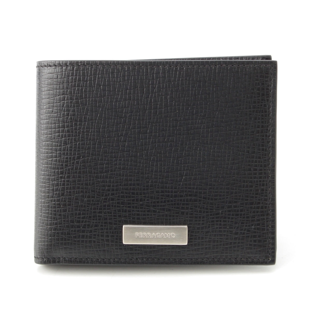Salvatore Ferragamo leather logo wallet Bifold Wallet 66-1220 black