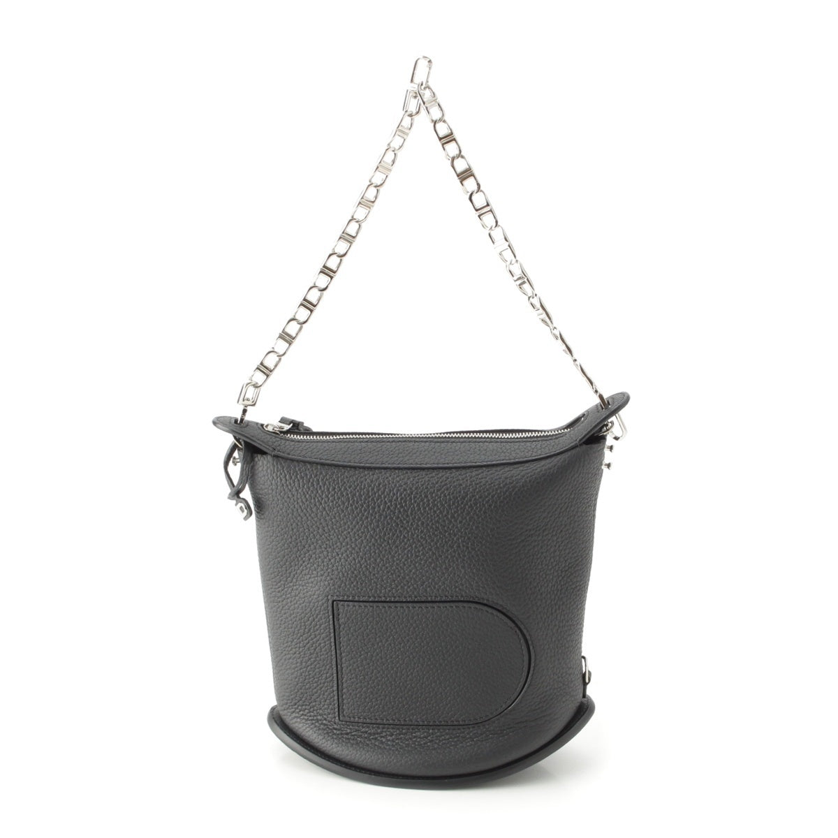 Delvaux Bread Twist leather 2 sets of multi-way straps Shoulder Bag black