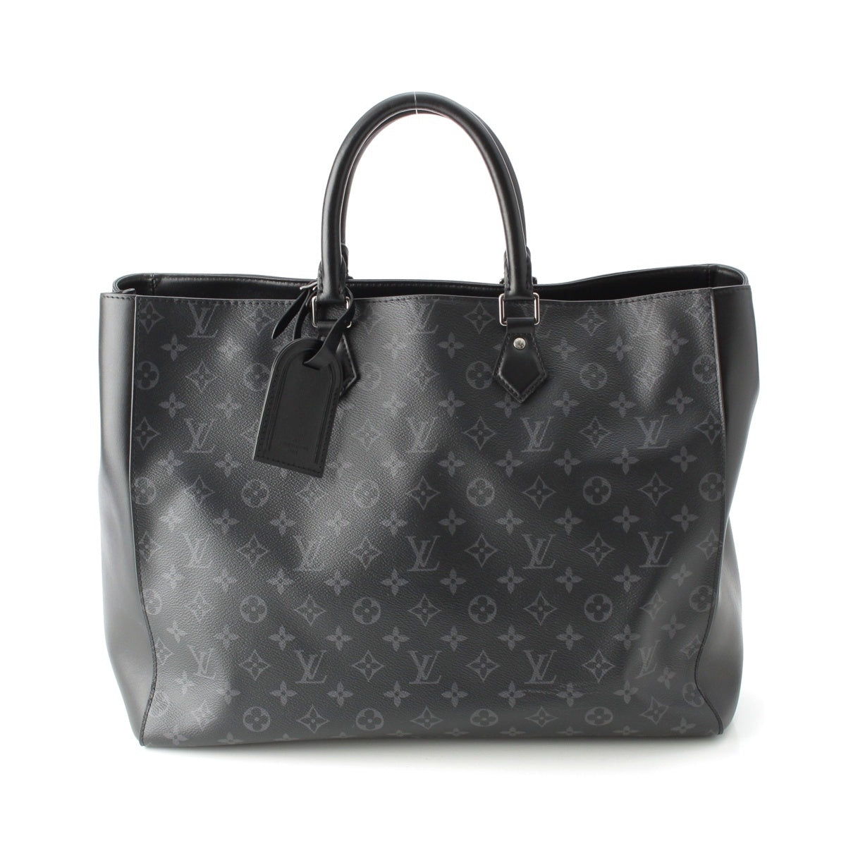 LOUIS VUITTON Monogram Eclipse Grand Sac Tote Bag M44733 black