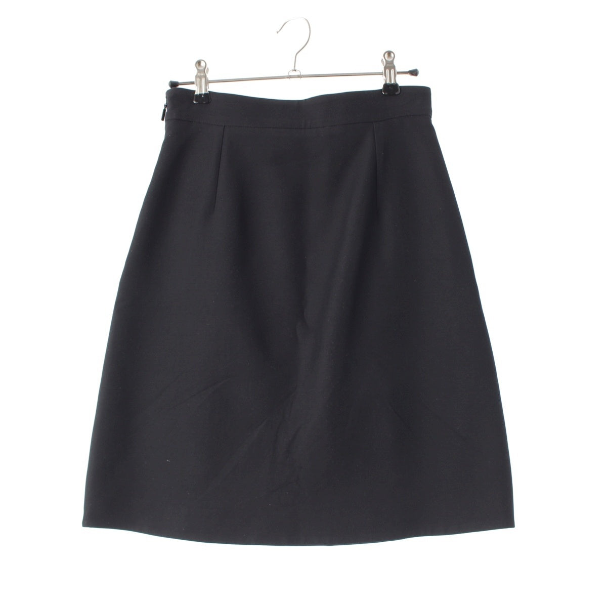 GUCCI Wool silk Pearl Button Mini skirt Bottoms black 38