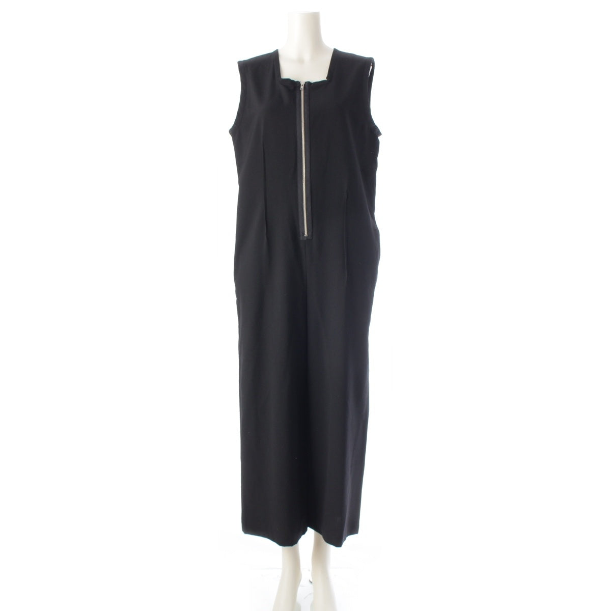 COMME des GARCONS Wool gabardine Suka embroidered tiger jumpsuit Overall GU-11001S black S