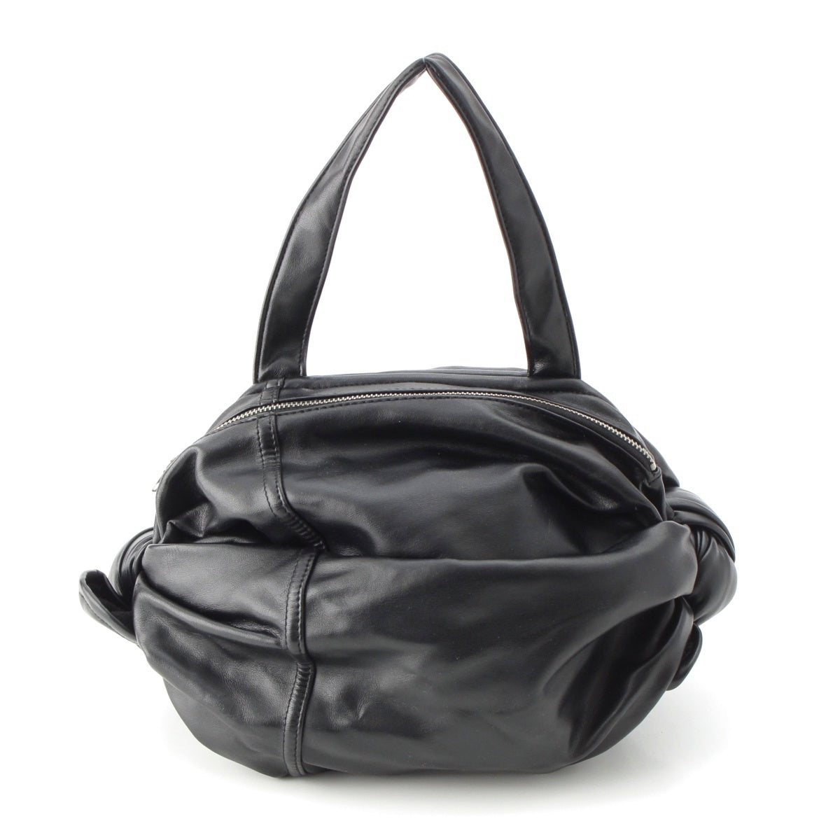 COMME des GARCONS Faux leather Comcom Handbag W7SC05 black