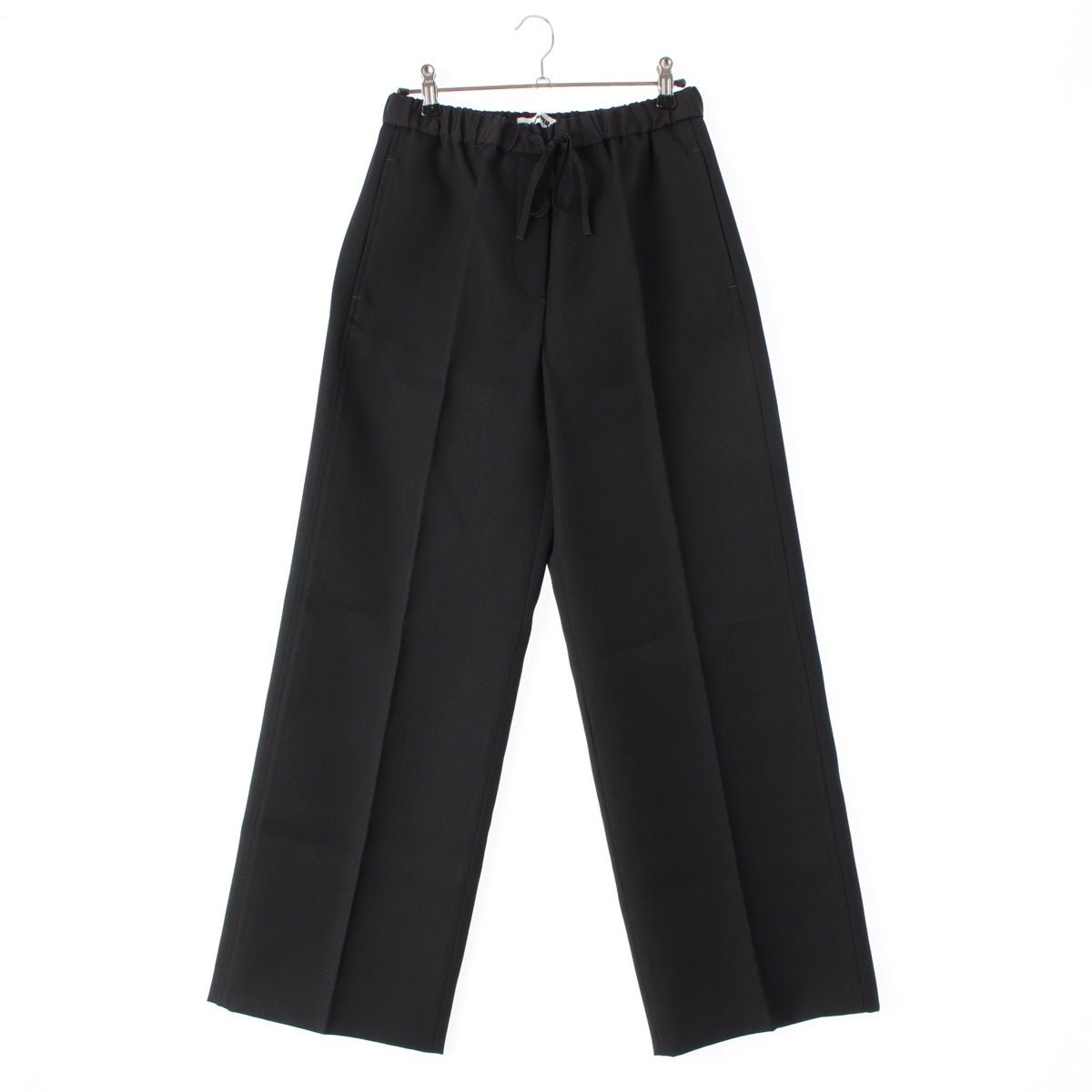 JIL SANDER wool Wide slacks Pants Bottoms J52KA0014 black 32