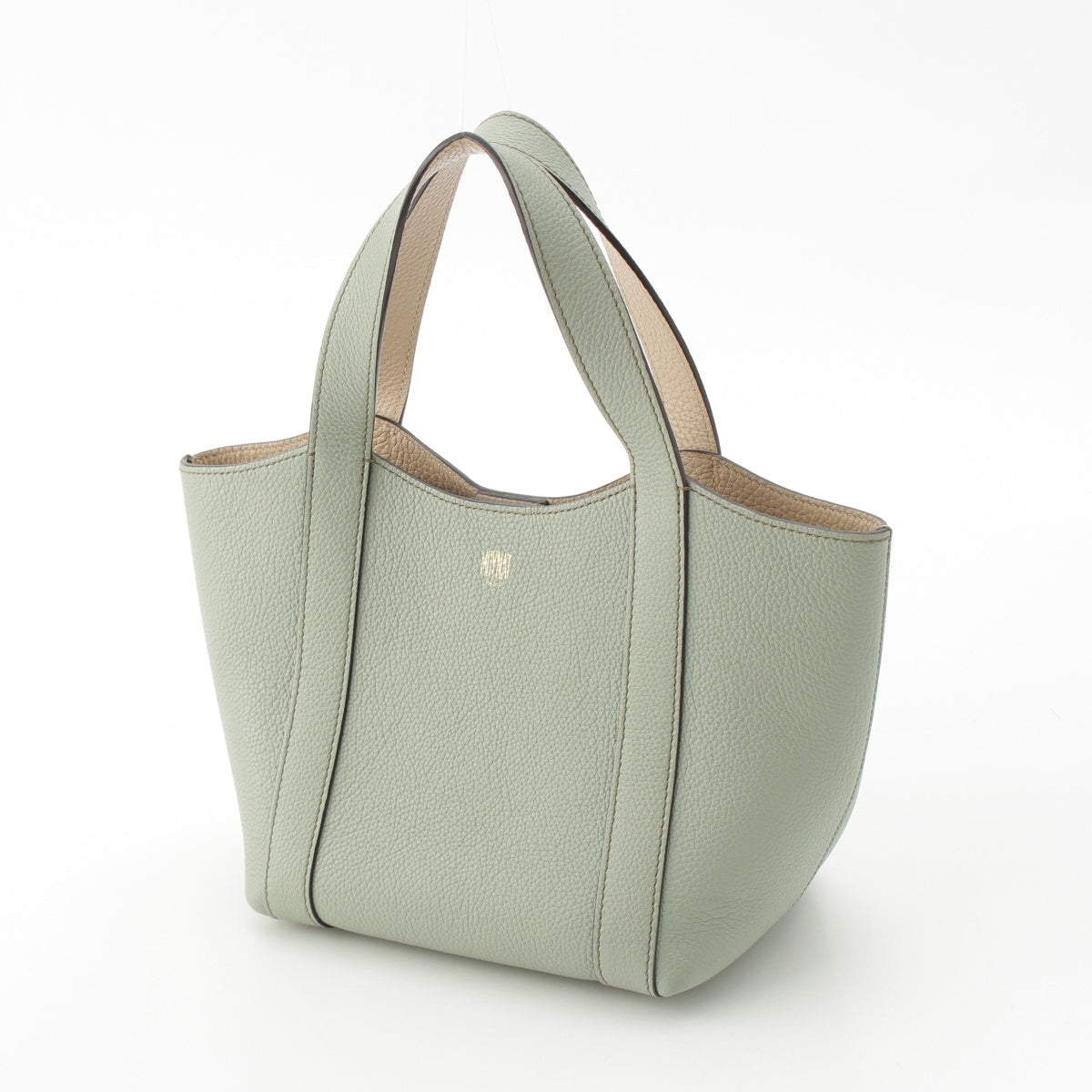 MOYNAT DUO BB mini Handbag Mint Gray Ivory