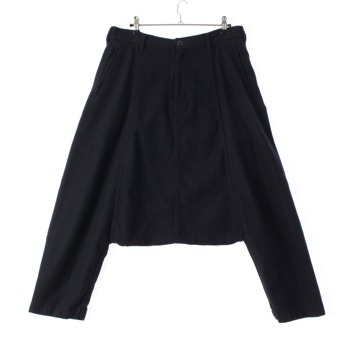 COMME des GARCONS HOMME PLUS wool Saruel Pants Bottoms PF-P063 Navy XS