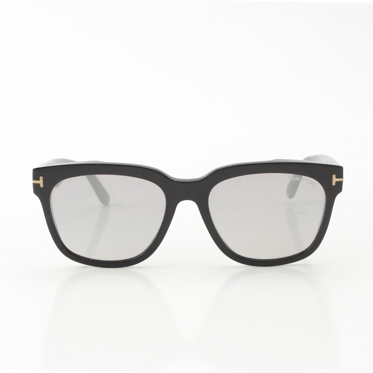 TOM FORD Mirror coated lens Wellington sunglasses Eyewear TF714 black 55□18