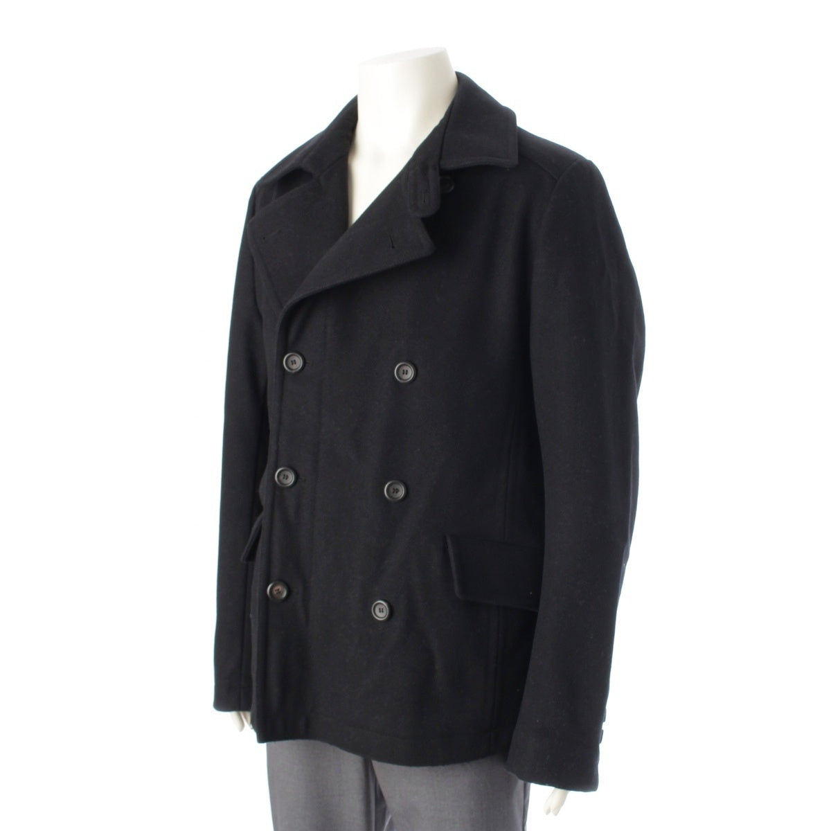 DOLCE&GABBANA Wool x nylon double Jacket outer CS-G0332T black 52