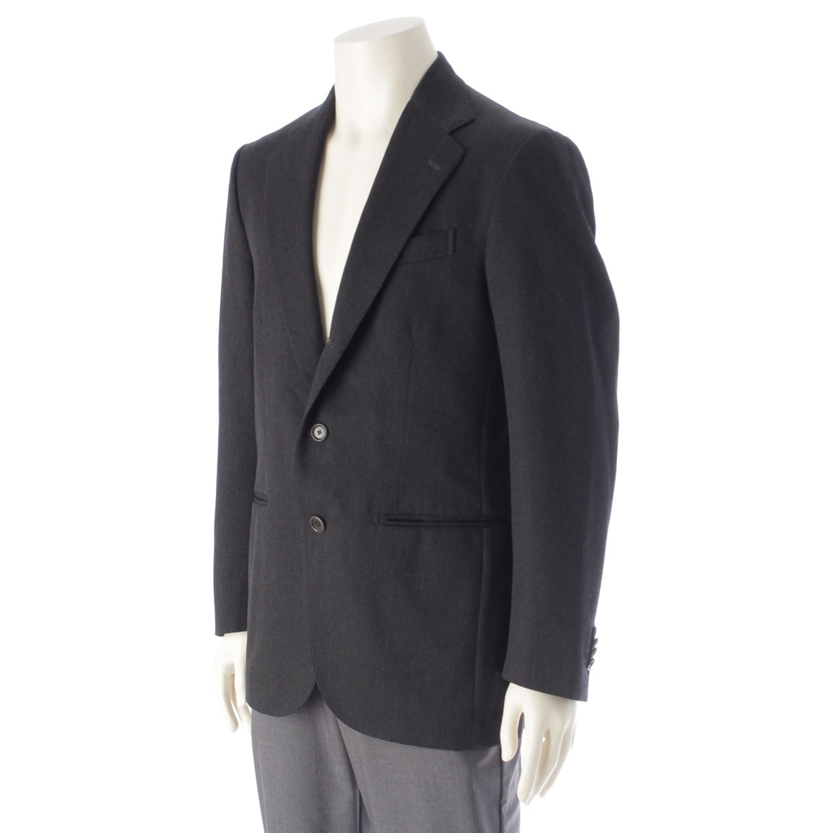 De Petrillo wool NAPOLI Suit tailored jacket black 48