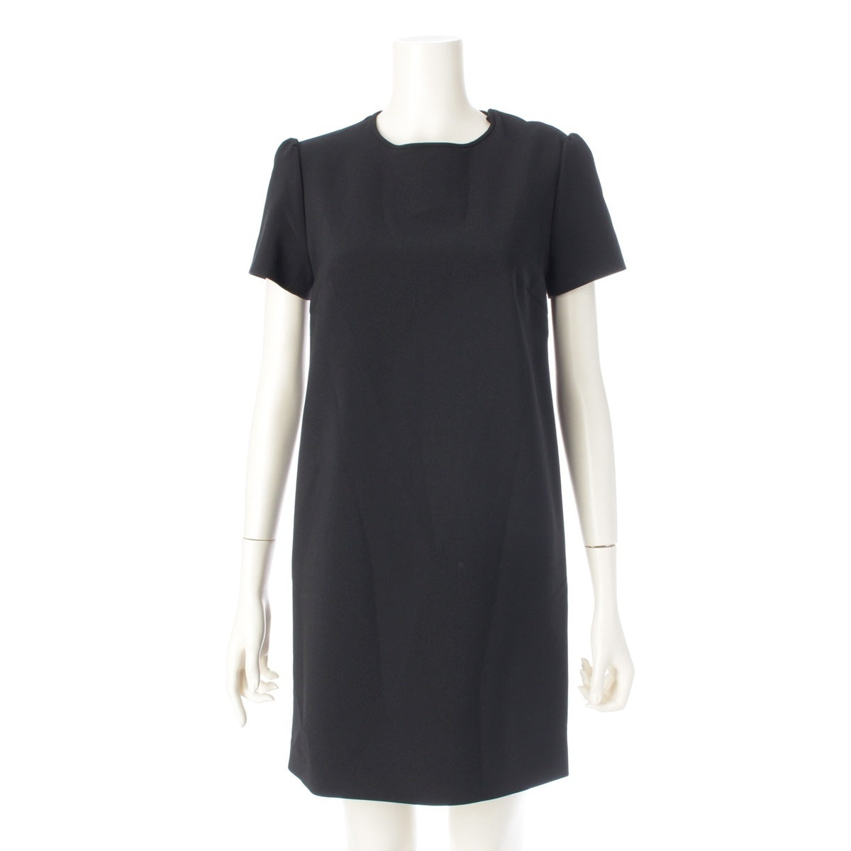 YOKO CHAN Back V Short Sleeve one piece YCD-414-154 black 36
