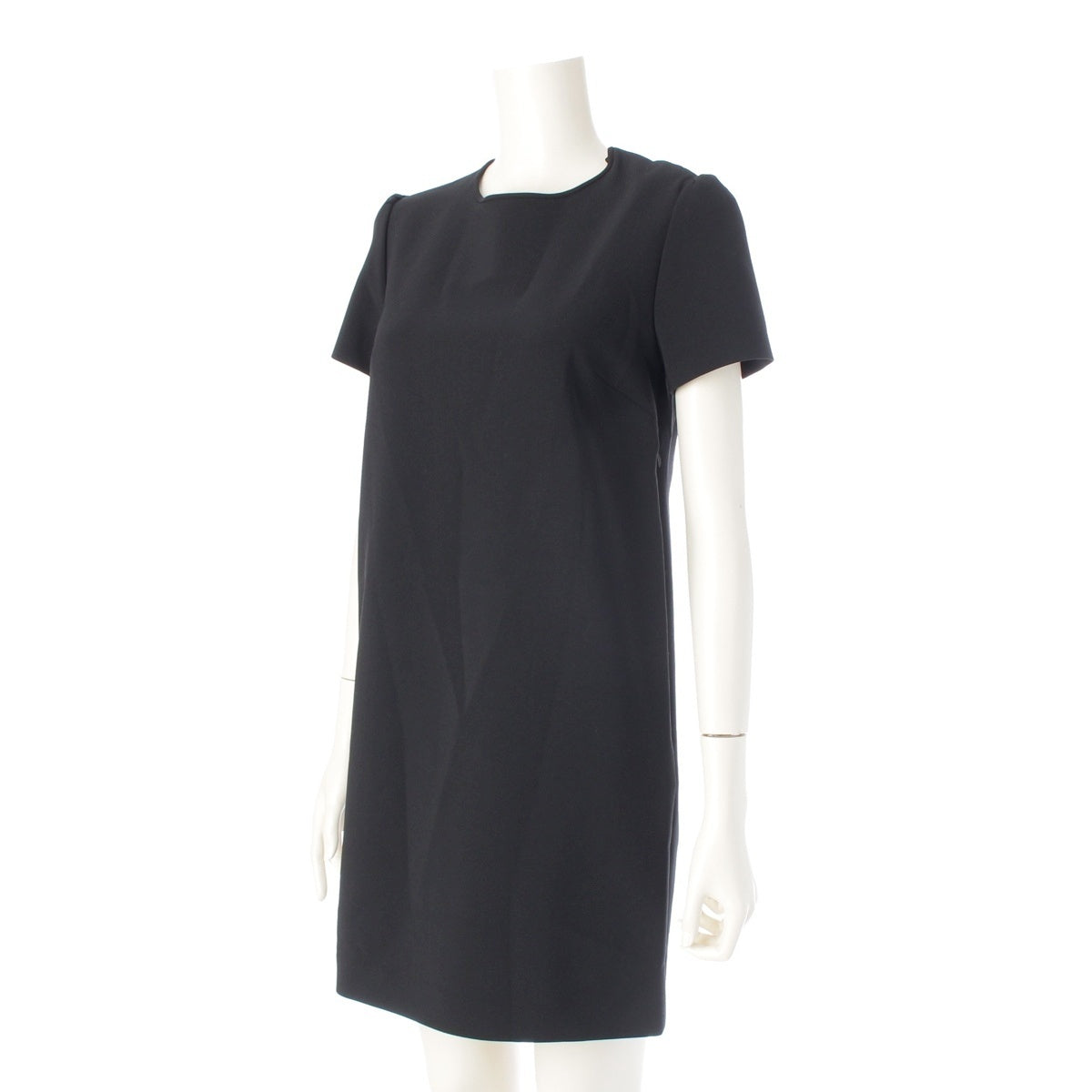 YOKO CHAN Back V Short Sleeve one piece YCD-414-154 black 36