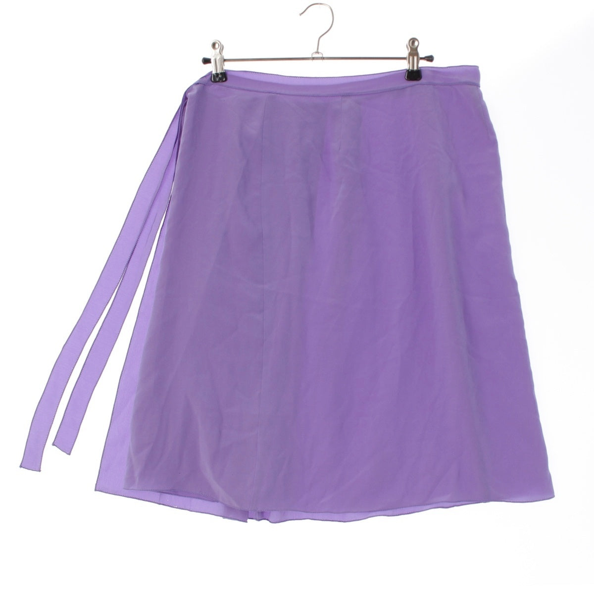 PRADA silk archive skirt purple 38
