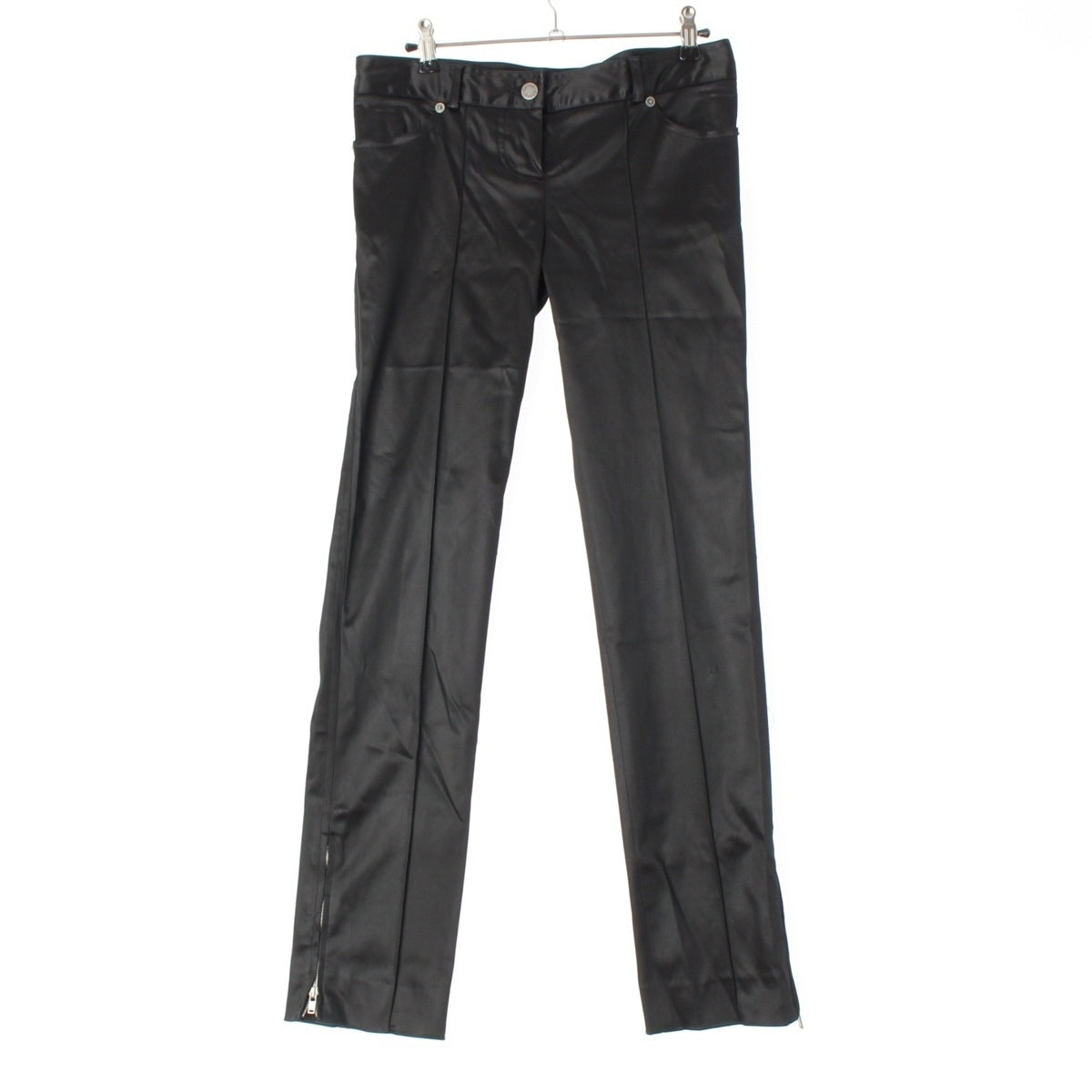Chloe Hem Zip Modified Slacks Pants Bottoms black 38
