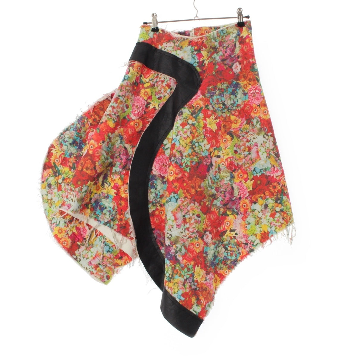 COMME des GARCONS cotton Variant Floral Round skirt GM-S023 multicolor S